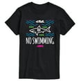 thumbnail image 1 of Jaws - No Swimming - Men's Short Sleeve Graphic T-Shirt, 1 of 5