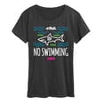 thumbnail image 1 of Jaws - No Swimming - Women's Short Sleeve Graphic T-Shirt, 1 of 5
