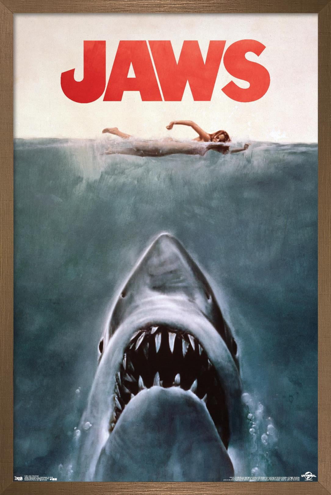 ssur サー　シルクスクリーン　JAWS ポスター Jaws - One Sheet Wall Poster, 22.375