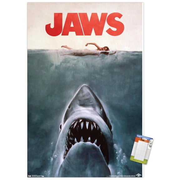 Jaws - One Sheet Wall Poster, 22.375" x 34"
