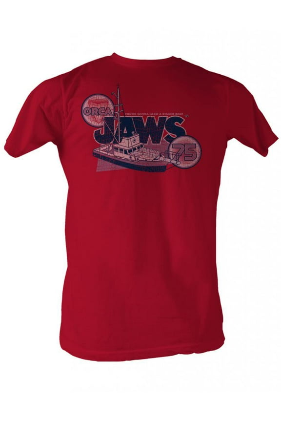 Jaws Orca '75 Red Adult T-Shirt