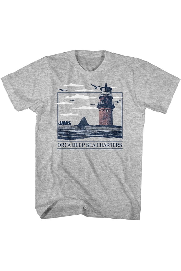 Jaws Orca Deep Sea Charters Men's T Shirt