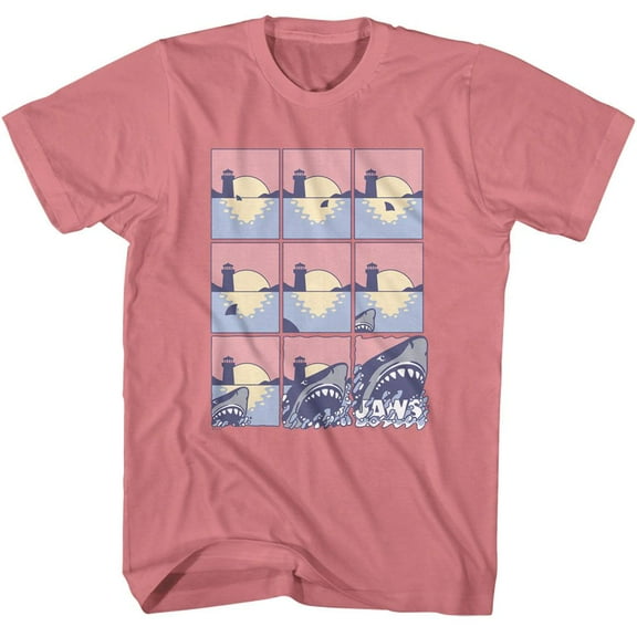 Jaws Pastel Comic Strip Mauvelous Adult T-Shirt M