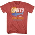 thumbnail image 1 of Jaws Quint's Fish Red Heather Adult T-Shirt, 1 of 2