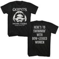 thumbnail image 1 of Jaws Quint's Quote Black Adult T-Shirt, 1 of 2