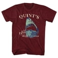 thumbnail image 1 of Jaws Quints Charter Vintage Maroon Heather Adult T-Shirt 5Xl, 1 of 2