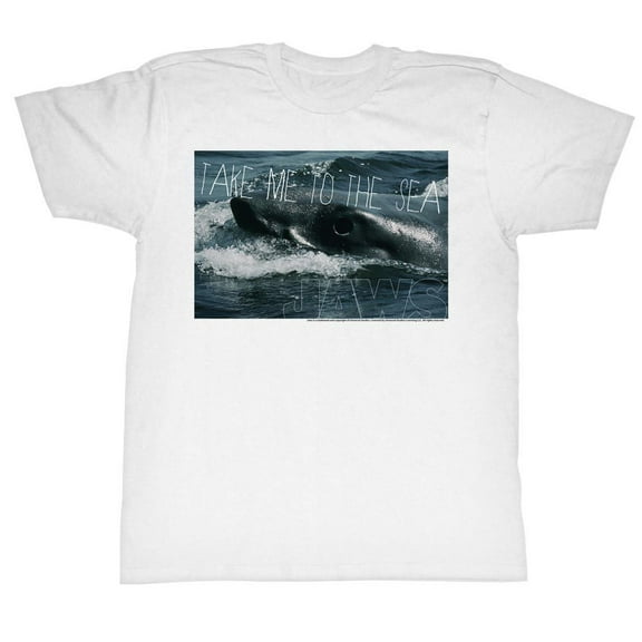 Jaws Sea Legs White Adult T-Shirt 5Xl