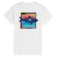 thumbnail image 1 of Jaws - Shark Doodle Square - Men's Short Sleeve Graphic T-Shirt, 1 of 5
