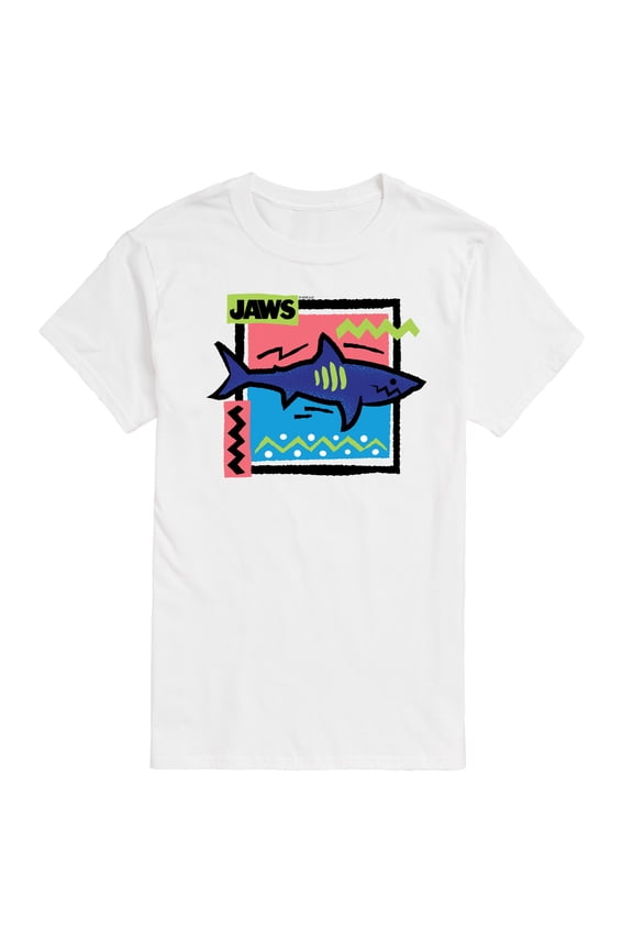 - Shark Doodle Square - Men's Short Sleeve Graphic T-Shirt