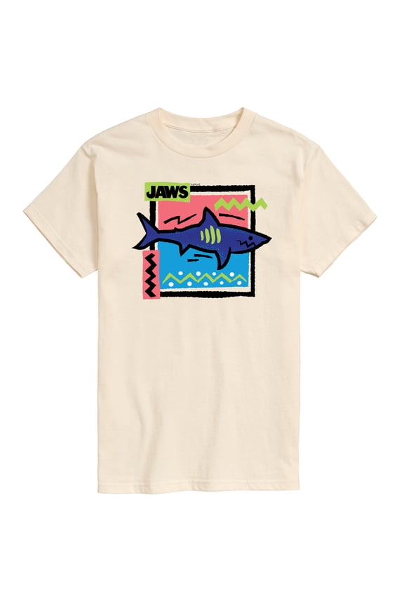 - Shark Doodle Square - Men's Short Sleeve Graphic T-Shirt