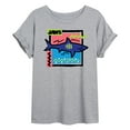 thumbnail image 1 of Jaws - Shark Doodle Square - Women's Oversized Graphic T-Shirt, 1 of 5