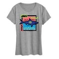 thumbnail image 1 of Jaws - Shark Doodle Square - Women's Short Sleeve Graphic T-Shirt, 1 of 5