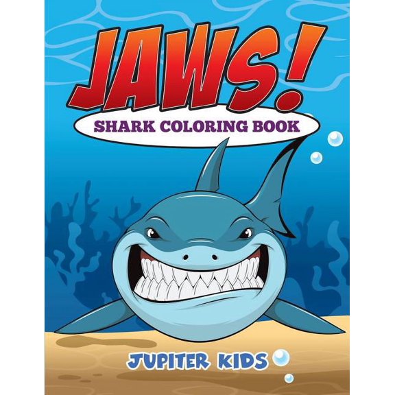 Jaws! Sharks Coloring Book (Paperback)