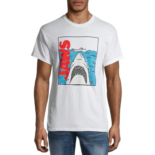 Jaws Sketch Men's and Big Men's Graphic T-shirt - Walmart.com