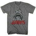 thumbnail image 1 of Jaws Sketchy Shark Graphite Heather Adult T-Shirt, 1 of 2