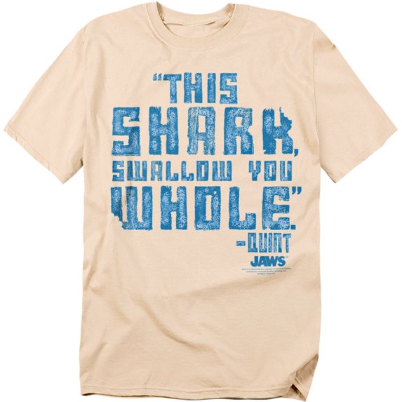 Jaws T-Shirt Swallow You Whole Unisex Graphic Tee For Men & Women