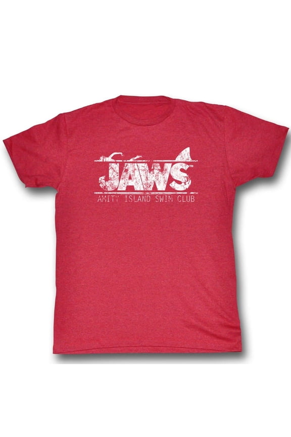 Swim Club Cherry Heather Adult T-Shirt