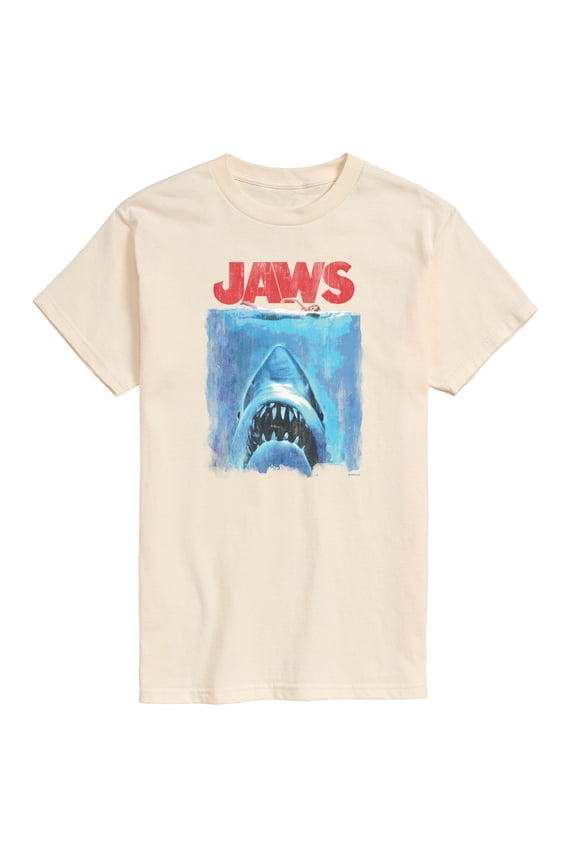 - Swimming Above Shark - Men's Short Sleeve Graphic T-Shirt