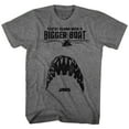 thumbnail image 1 of Jaws Teeth Graphite Heather Adult T-Shirt, 1 of 2