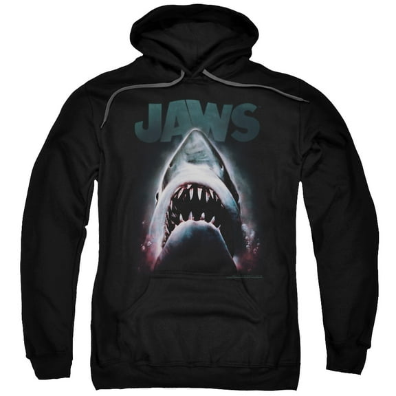 Jaws Men's Terror In The Deep Hooded Sweatshirt XXX-Large Black