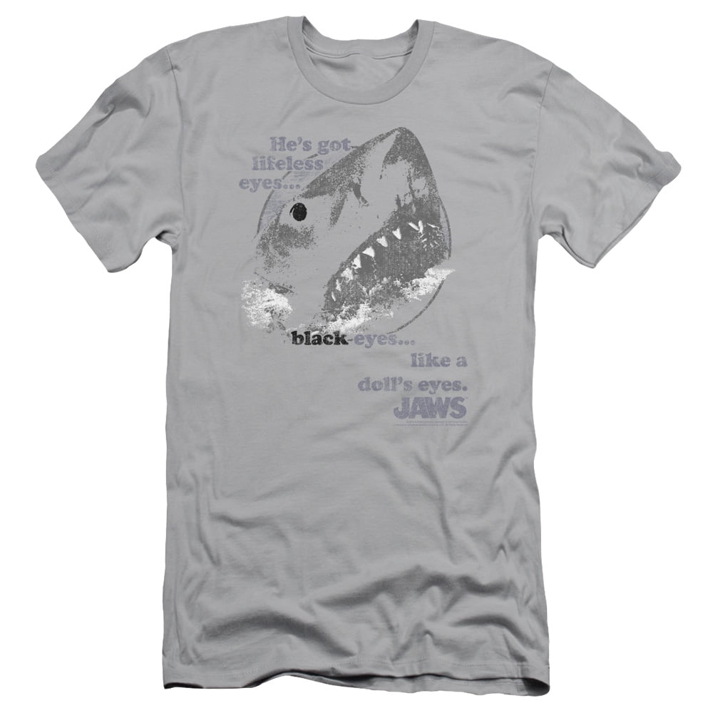 Jaws Thriller Movie Steven Spielberg Like Doll's Eyes Adult Slim T