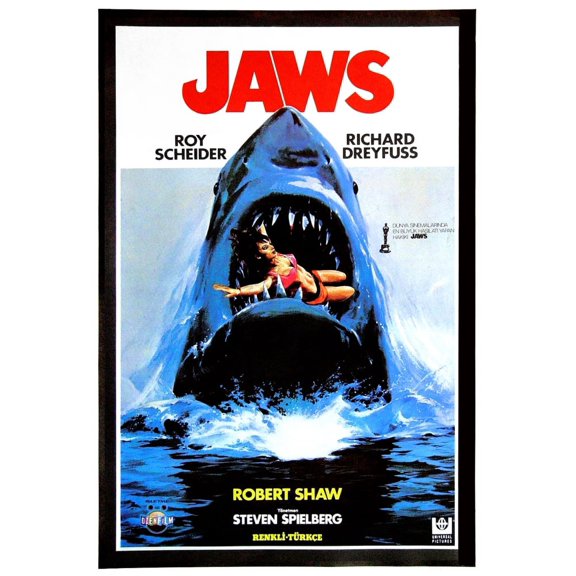 Jaws Turkish Poster Art 1975 Movie Poster Masterprint (11 x 17)