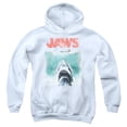 thumbnail image 1 of Jaws - Vintage Poster - Youth Hooded Sweatshirt - Large, 1 of 2