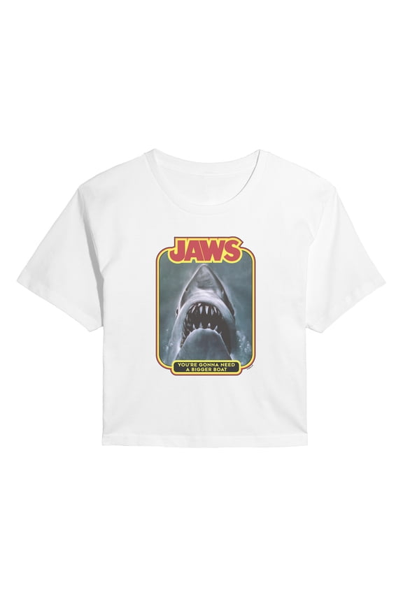 - You're Gonna Need a Bigger Boat - Juniors Cropped Graphic T-Shirt