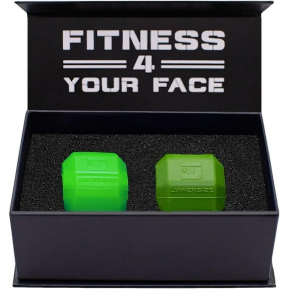 Jawzrsize Guy's Pack with 2 Unique Levels of Resistance Pop 'N Go Jaw Exerciser | 30 and 40 LBS of Resistance