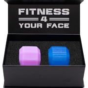 Jawzrsize Pop N Go Ladies Kit with 2 Size Levels including Small and Large | 20 LBS of Resistance Jaw Exerciser