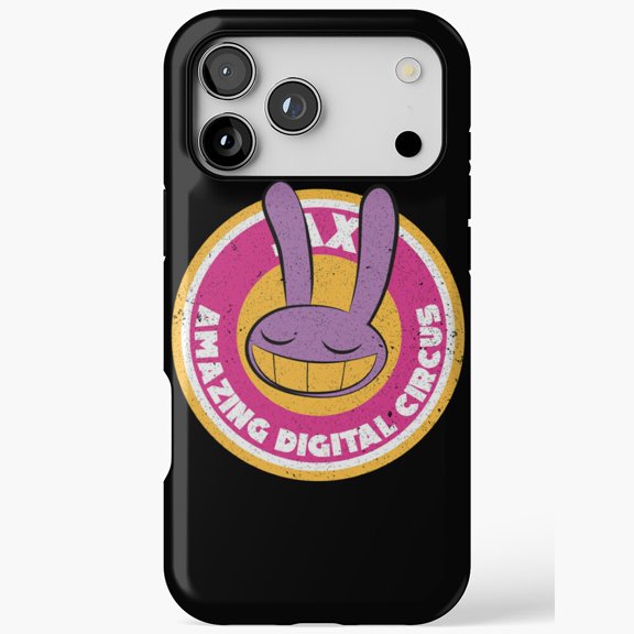 Jax Circle Grunge Emblem Digital Circus Cover iPhone 17 through 11 Pro Max