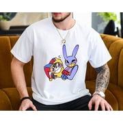Jax Digital Circus The Amazing Circus Parody Animation Art Unisex T-Shirt, up to size 3XL.