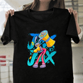 thumbnail image 1 of Jax The Amazing Digital Circus Cartoon Cosplay Costume Rabbit Fan Unisex T-Shirt, up to size 3XL., 1 of 2