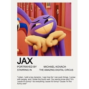 Jax The Amazing Digital Circus Movie Poster Unframed Size 24x36 GooGate