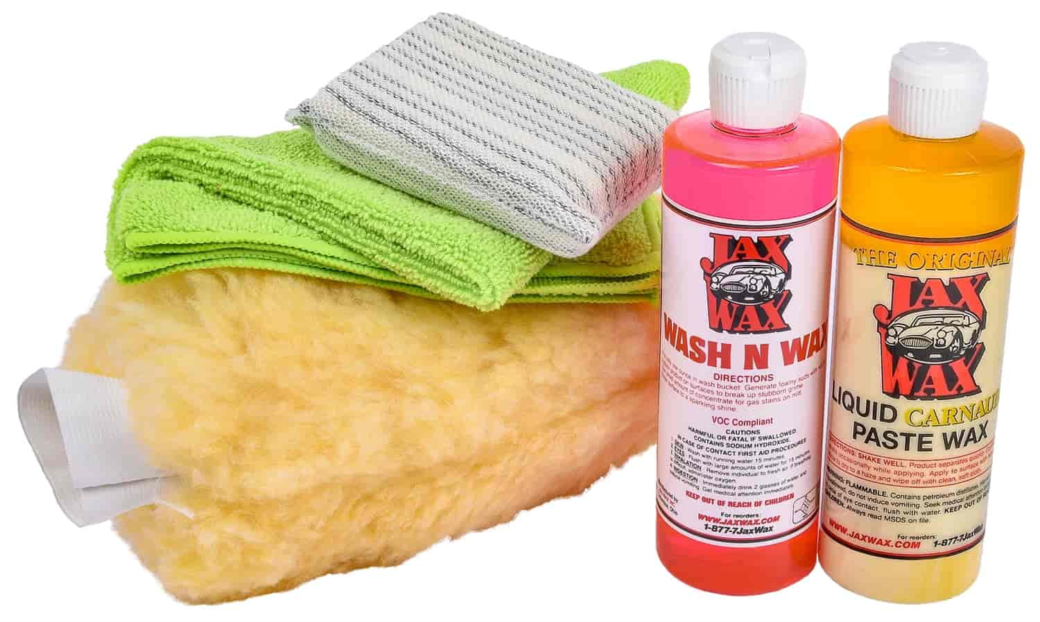 Jax Wax JWKCB1 Car Wash, Wax & Exterior Detail Kit