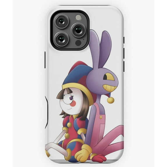 Jax and Pomni TADC Digital Circus Fan Phone Case for iPhone 16 15 14 13 12 11 Pro Max