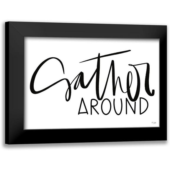 Jaxn Blvd. 14x11 Black Modern Framed Museum Art Print Titled - Gather Around