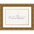 thumbnail image 1 of Jaxn Blvd. 14x11 Gold Ornate Wood Framed with Double Matting Museum Art Print Titled - Youre the One, 1 of 4