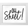 thumbnail image 1 of Jaxn Blvd. 14x12 White Modern Wood Framed Museum Art Print Titled - Oh Sheet!, 1 of 4