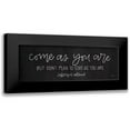 thumbnail image 1 of Jaxn Blvd. 14x7 Black Modern Framed Museum Art Print Titled - Come As You Are, 1 of 5