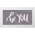 thumbnail image 1 of Jaxn Blvd. 14x9 White Modern Wood Framed Museum Art Print Titled - Be You, 1 of 4