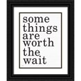 thumbnail image 1 of Jaxn Blvd. 15x18 Black Ornate Wood Framed with Double Matting Museum Art Print Titled - Worth the Wait, 1 of 4