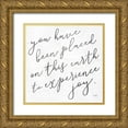 thumbnail image 1 of Jaxn Blvd. 20x20 Gold Ornate Wood Framed with Double Matting Museum Art Print Titled - Placed on this Earth, 1 of 4