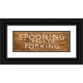 thumbnail image 1 of Jaxn Blvd. 24x11 Black Ornate Wood Framed with Double Matting Museum Art Print Titled - Spooning Leads to Forking, 1 of 4
