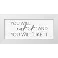 thumbnail image 1 of Jaxn Blvd. 24x12 White Modern Wood Framed Museum Art Print Titled - Eat It and Like It, 1 of 4