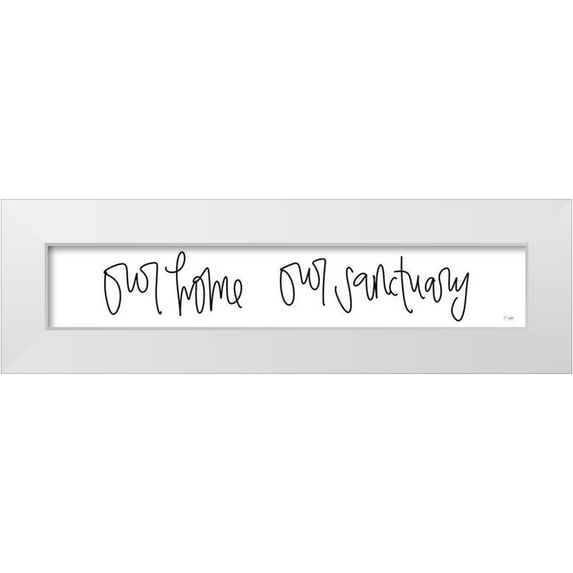 Jaxn Blvd. 24x7 White Modern Wood Framed Museum Art Print Titled - Home Sanctuary