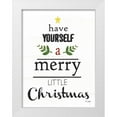 thumbnail image 1 of Jaxn Blvd. 25x32 White Modern Wood Framed Museum Art Print Titled - Merry Little Christmas, 1 of 4