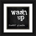 thumbnail image 1 of Jaxn Blvd. 26x26 Black Ornate Wood Framed with Double Matting Museum Art Print Titled - Wash Up, 1 of 4