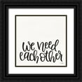thumbnail image 1 of Jaxn Blvd. 26x26 Black Ornate Wood Framed with Double Matting Museum Art Print Titled - We Need Each Other, 1 of 4