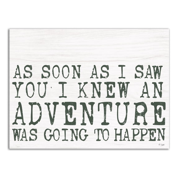 Creative Products As Soon As I Saw You 12x16 Canvas Wall Art